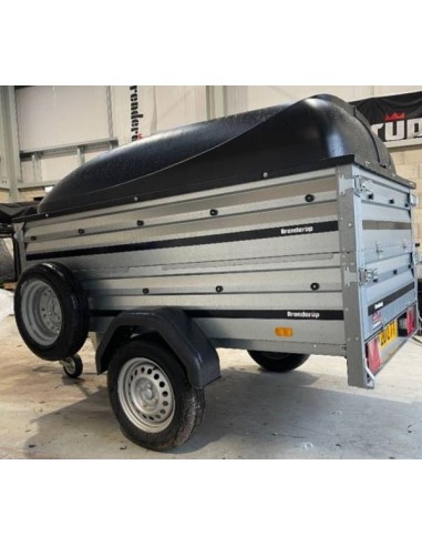 Půjčení vozíku Brenderup 1205 S s dvojitou bočnicí a plastovým víkem